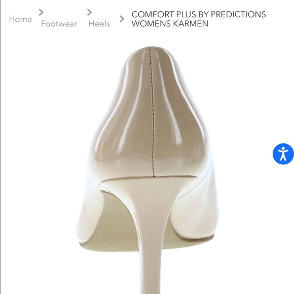 🌹🌹Absolutely Gorgeous Ladies pump size 11w NWT  color Nude Comfortable Casual - Picture 3 of 4